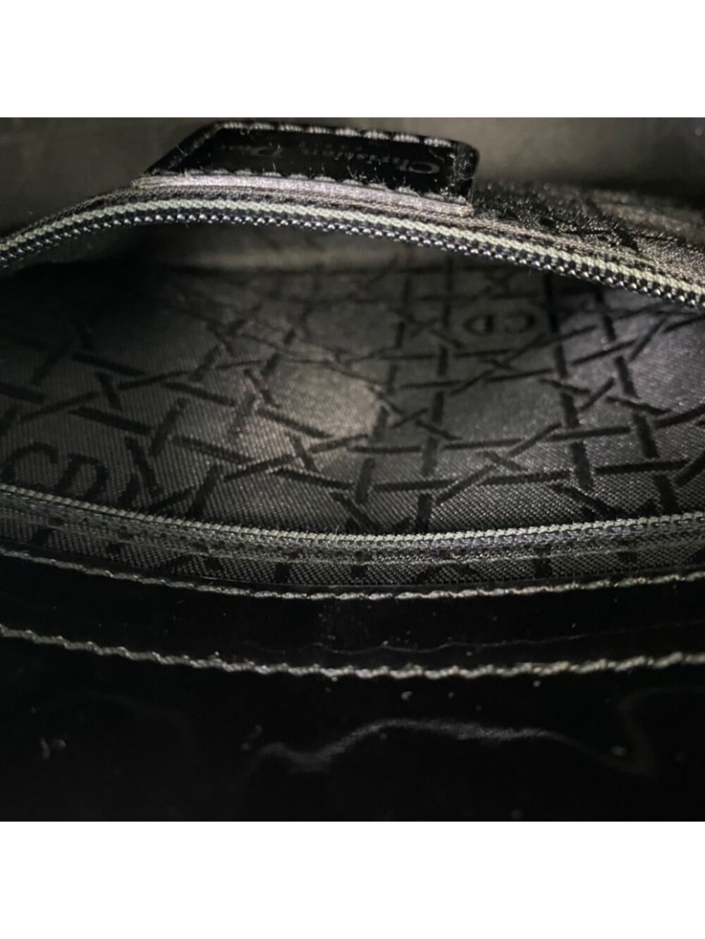 Dior Handbag Maris Pearl Enamel Black - Picture 11 of 15